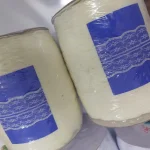 تور دورج شیری رنگی عرض ۴ سانت مناسب لباس کودک، گیفت، تزیین دسته‌گل، رول ۳۰۰ یاردی قیمت عمده