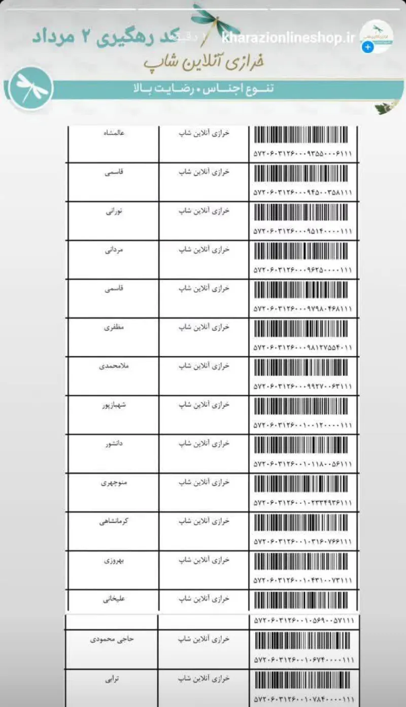 کد رهگیری