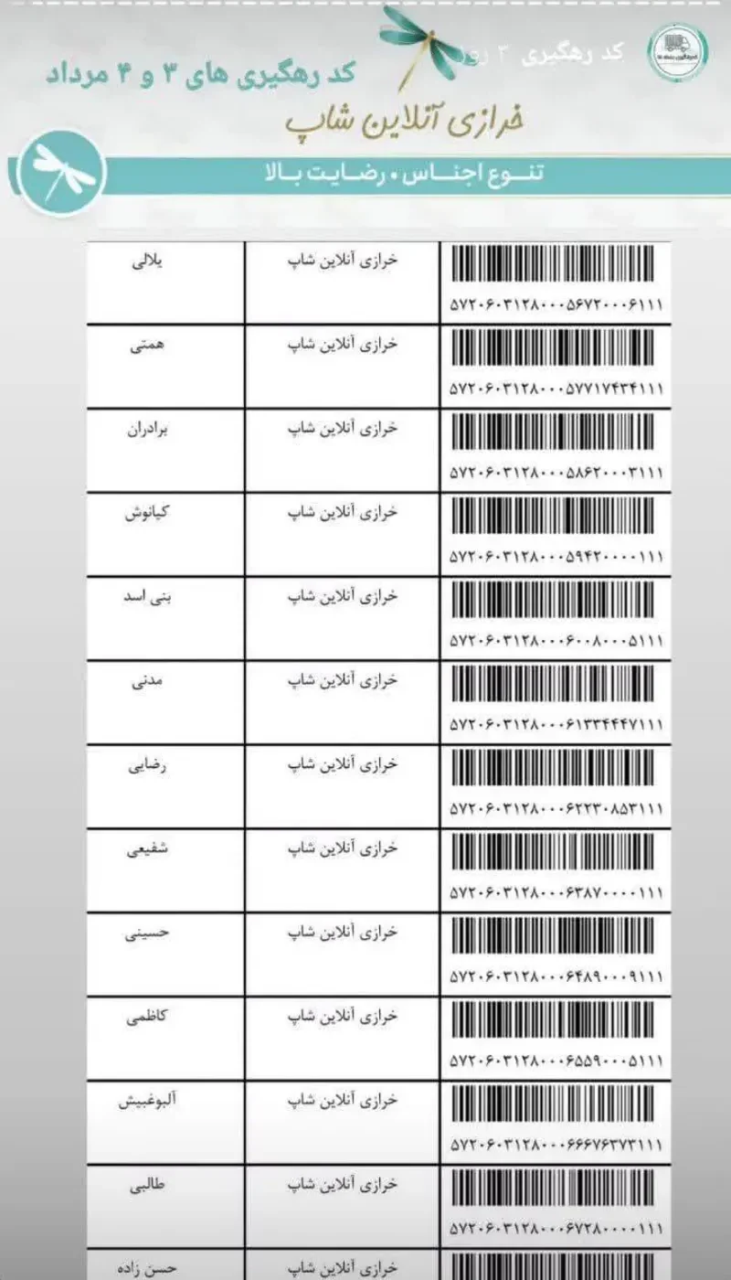 کد رهگیری