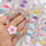 دستبند دخترانه مهره آبنباتی