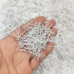 میخ ته گرد نقره ای روشن 2.4سانت