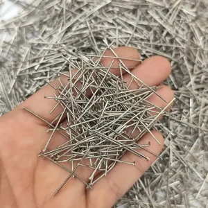 میخ ته صاف نقره ای 3 سانت