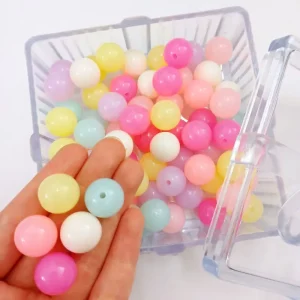 مهره رنگی پاستیلی دایره