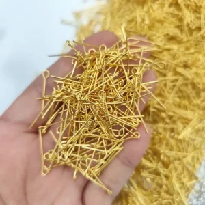 میخ ته گرد طلایی 2سانت (20 گرمی)عمده و جزئی