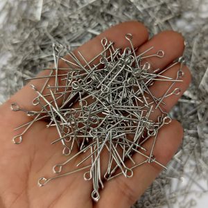 میخ ته گرد نقره ای 2سانت (20 گرمی)عمده و جزئی