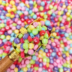 مهره رنگی قلب