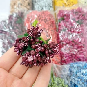 پرچم گل شکری آلبالویی (1 دسته)