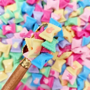 مهره رنگی بالشتی مینیمال(10عددی)