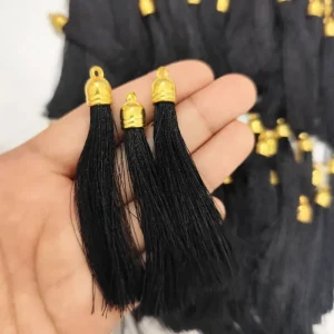 منگوله سر تسبیح مشکی کد 12 (50عددی)