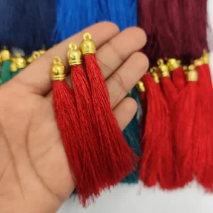 منگوله سر تسبیح قرمز کد9 (50عددی)
