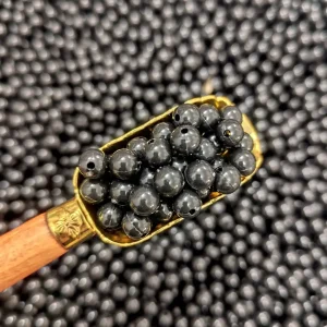 مهره رنگی ایرانی مشکی سایز 8میل(100گرمی)
