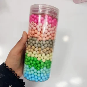 پک مهره رنگی ایرانی 10رنگ 8 میل(۴۰۰گرمی )