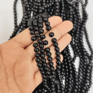 مروارید سنگی مشکی سایز 6میل