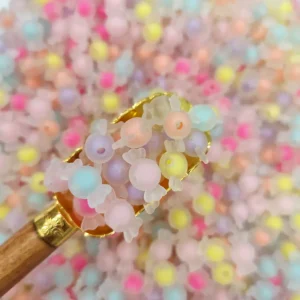 مهره رنگی یخی شکلات ریز(100گرم)