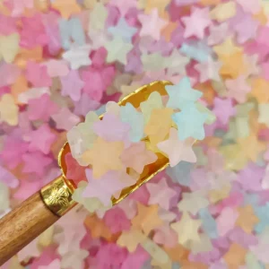مهره رنگی مات ستاره(100گرم)