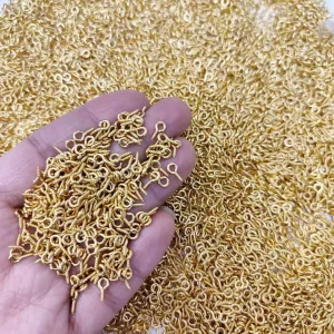 پیچ عصایی طلایی 8میل (100عددی)