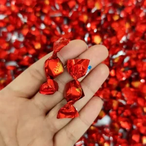 آبنبات مینی کندی قرمز براق (500گرم)