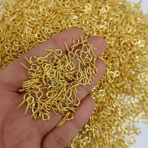 پیچ عصایی طلایی 12میل (100عددی)