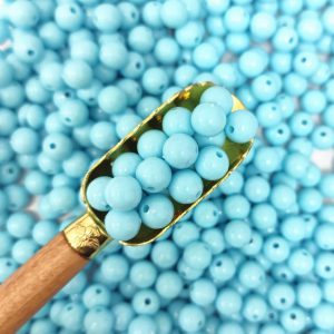 مهره رنگی ایرانی  آبی روشن سایز 10میل(100گرمی)