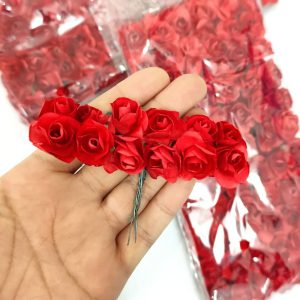 گل کاغذی قرمز (بسته ۱۴۴ عددی)