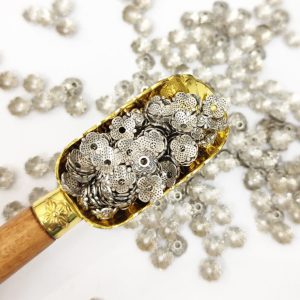 کاسبرگ ریز فلزی نقره ای(20گرم)