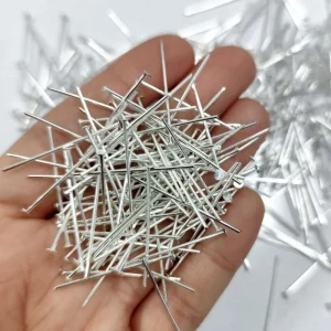 میخ ته صاف نقره ای 2.7سانت (20گرمی) عمده و جزئی