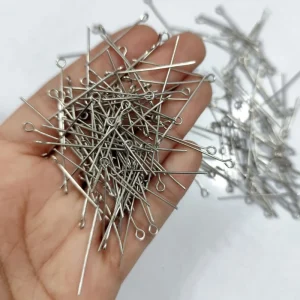 میخ ته گرد نقره ای 3 سانت (20 گرمی)عمده و جزئی