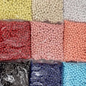 مهره رنگی ایرانی زنبوری 10میل(کارتن 9رنگ) عمده کارتنی