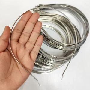 تل فلزی نقره ای 5میل (10عددی)